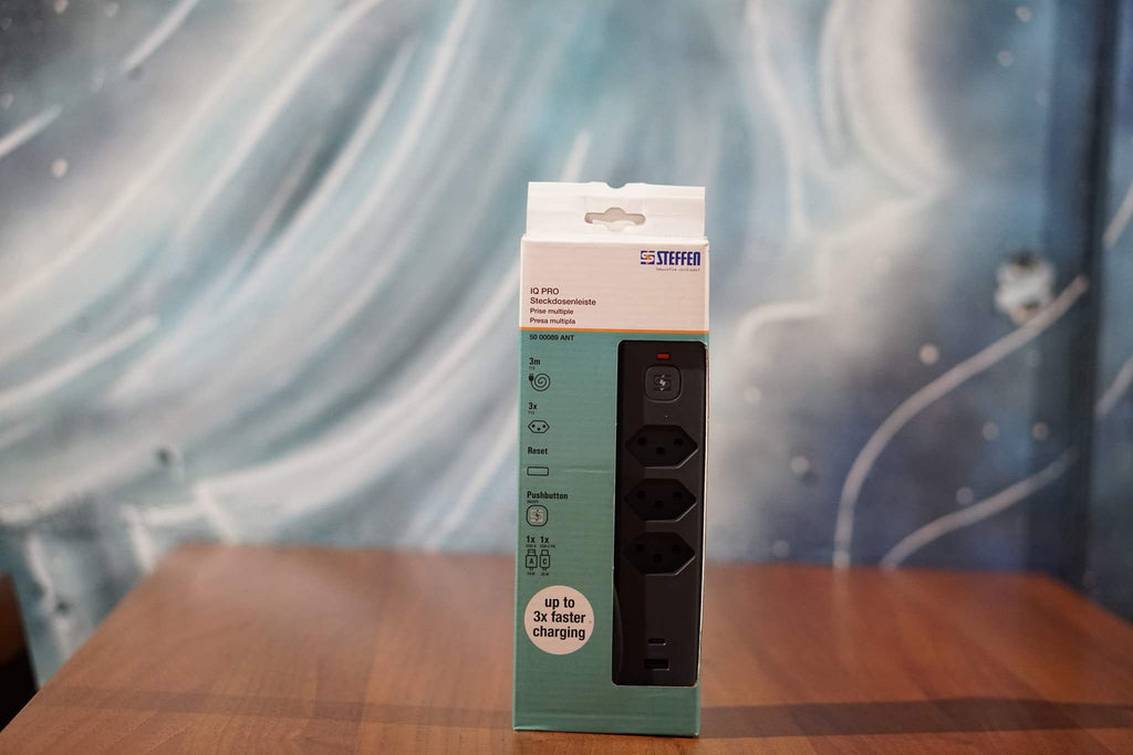 Steckdosenleiste IQ PRO 3xT13 anthrazit