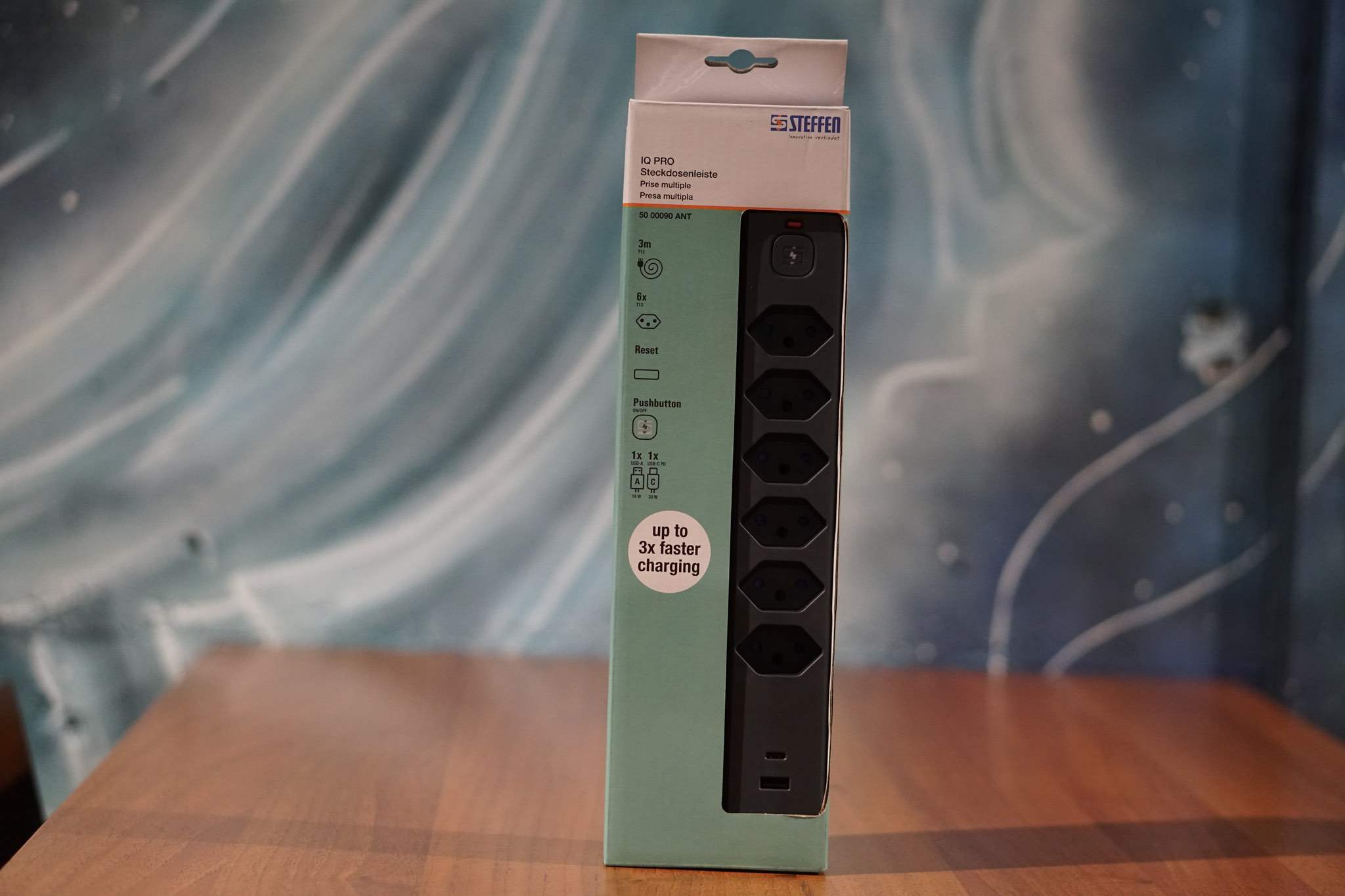 Steckdosenleiste IQ PRO 6xT13 anthrazit